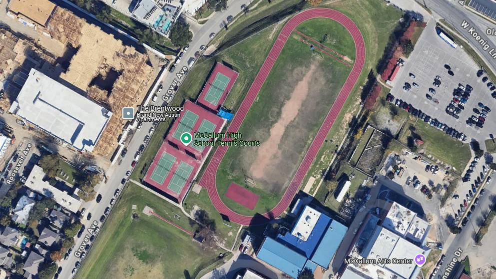 mccallum high school tennis courts