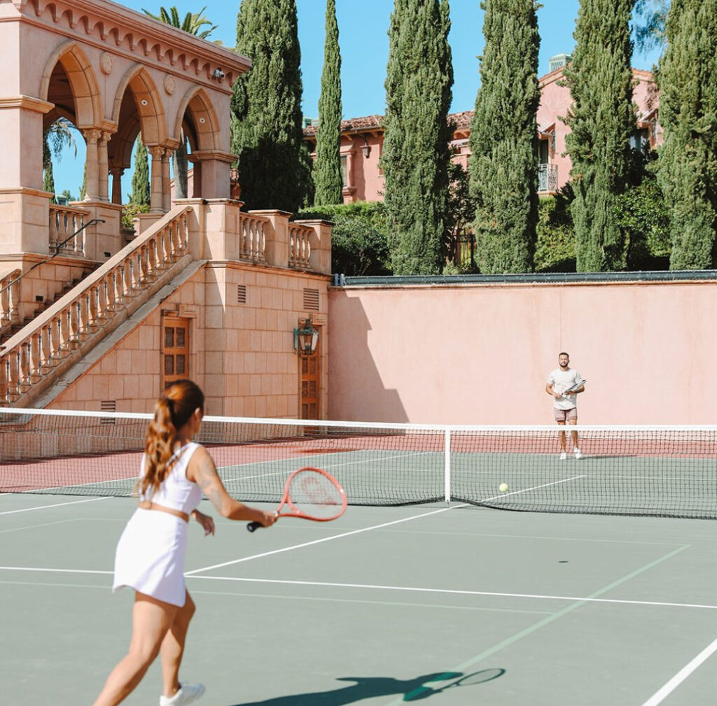 Fairmont grand del mar tennis courts