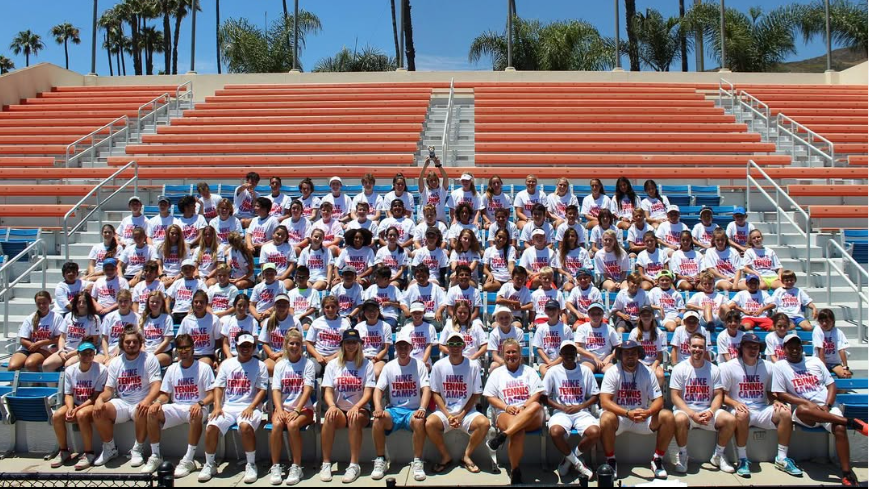 the nike malibu tennis camp at pepperdine university