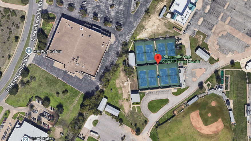 pflugerville high school tennis courts