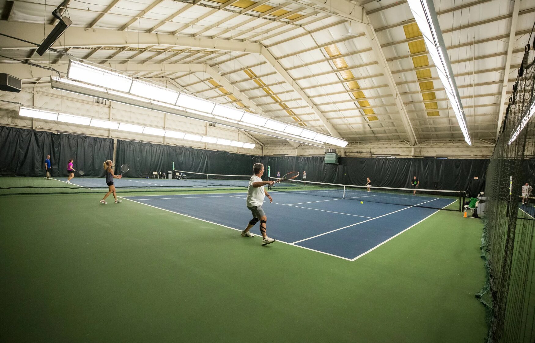 courtside West Racquet and fitness indoor court